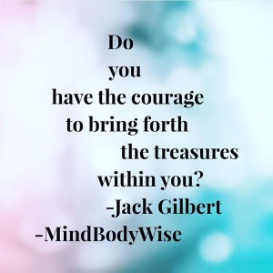 getting enough courage